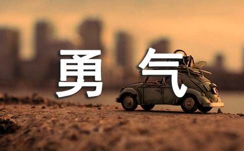 【推荐】勇气的作文3篇